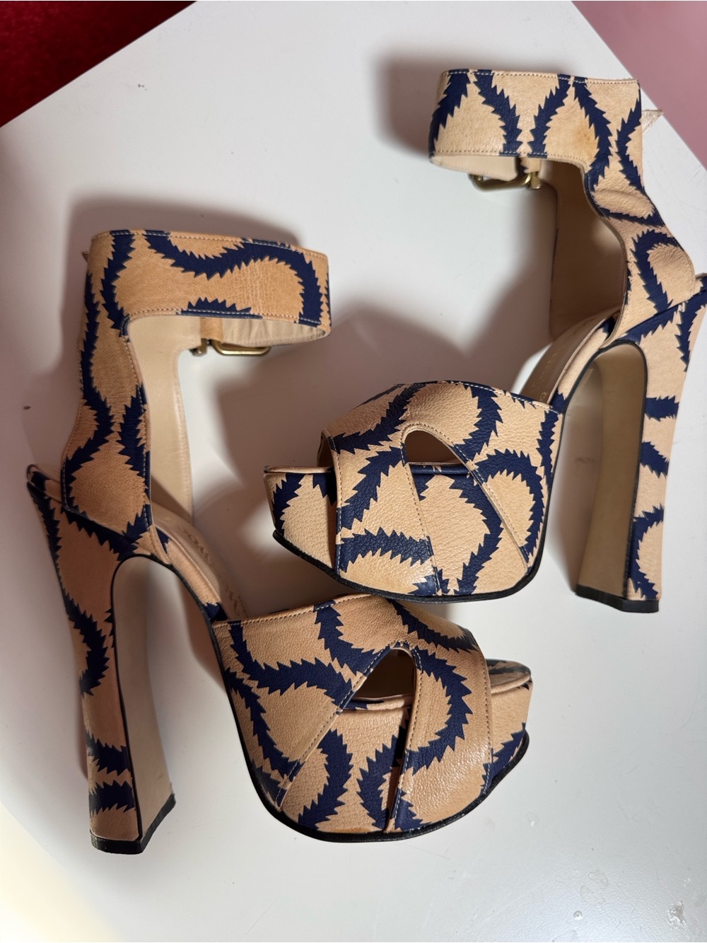 Vivienne Westwood SS13 BRAND NEW ELEVATED REGENT SLAVE SANDAL SQUIGLLE IT38 US8